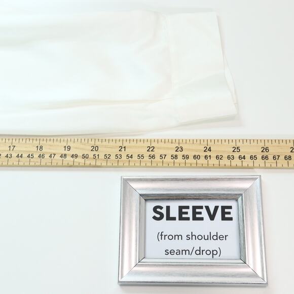 Lilysilk Womens XL Basic Concealed Placket 100% Silk Button Shirt Washable White - Picture 11 of 14